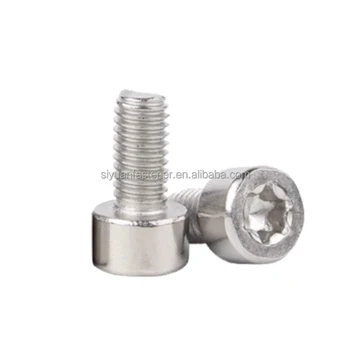 #2-56 #4-40 #6-32 #8-32 #6-48 Stainless steel cup head socket screw bolts high strength torx cylindrical head screw