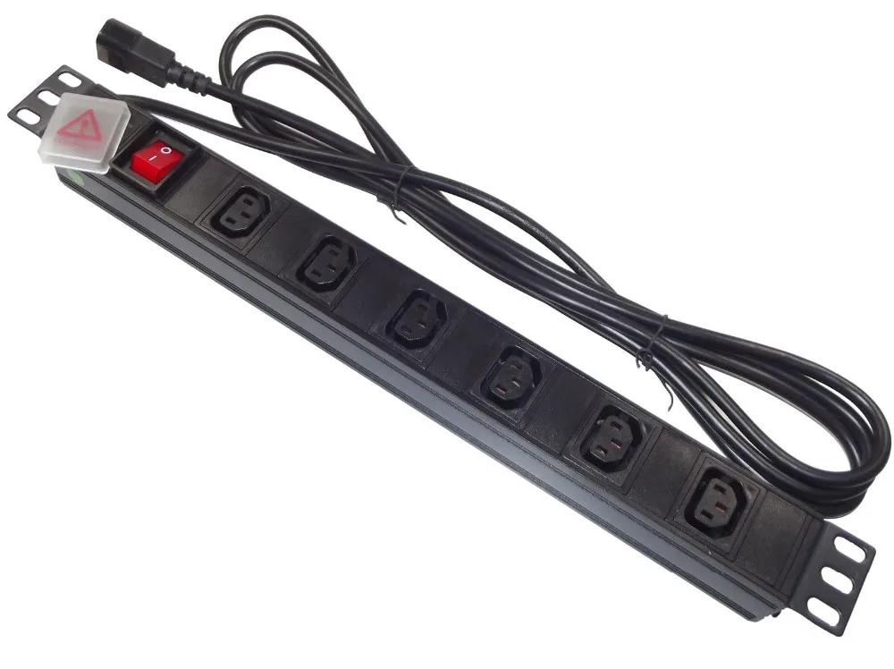 19inch 1U 8 Way C13 Iec 320 C14 Type Rack Mounted Power Distribution Unit Power Strip PDU for Server Racks