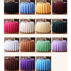 Table Luxury White Lace Round Custom Weddings Decorations Party Restaurant Birthday Party Polyester Table Cloths//