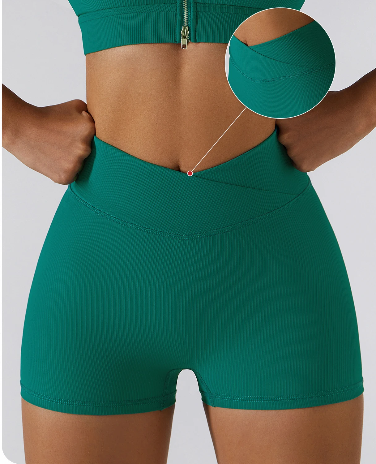 Sports Shorts For Women Rear Back Seam Front Cross-wrap Waistband Gym Quick  Dry V Shape Outdoor Sports Fitness Biker Shorts - Buy First Quality Rear  Back Seam Front Cross-wrap Waistband Design Yoga