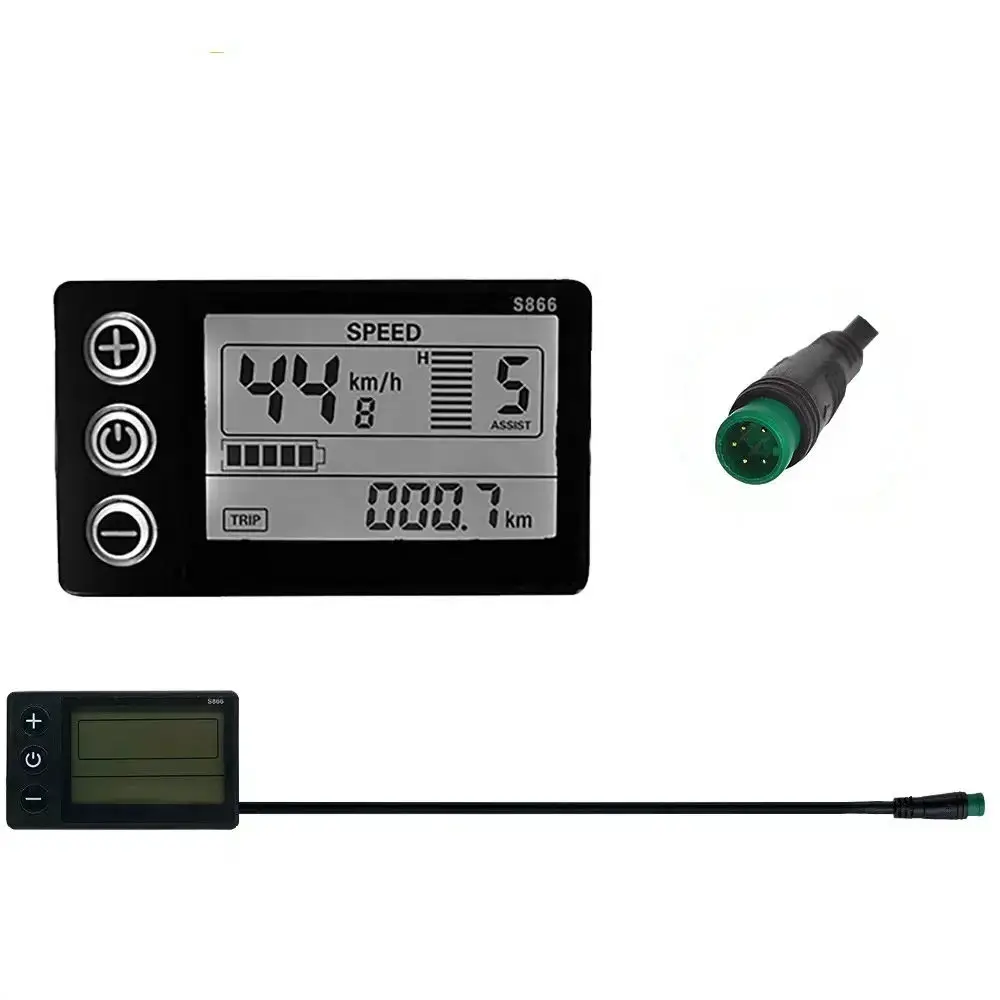 24V 36V 48V Electric Scooter Control Panel with LCD Display Plug Replacement for Kids' Scooter Accessories Parts