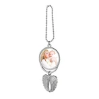 Wing 2021 New Arrival Sublimation Car Ornament Angel Wing Pendent Blank For Heat Transfer