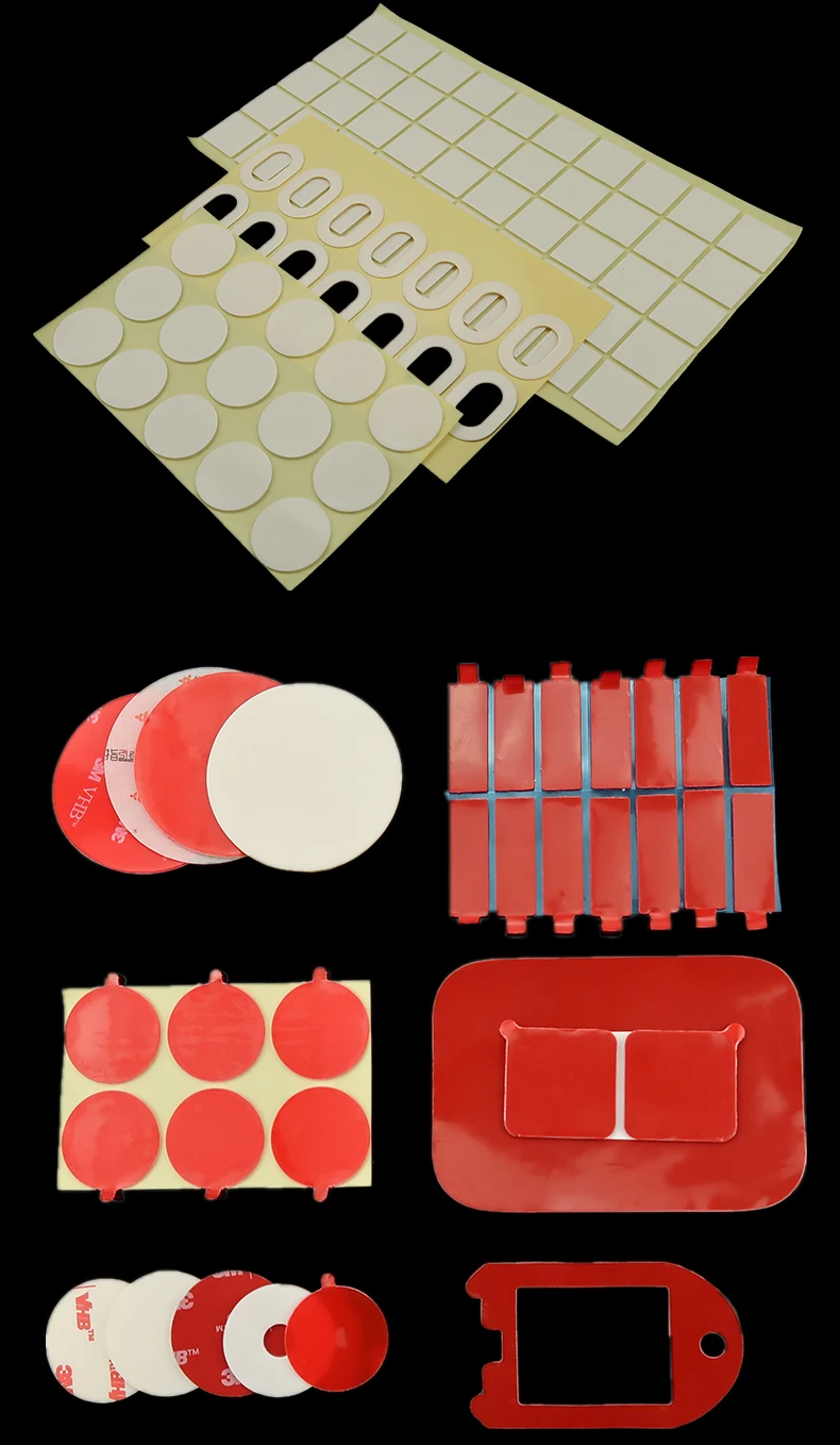 Custom Die Cut Sheet Round Circles Dots Pads Double Sided Adhesive Acrylic Foam Tape