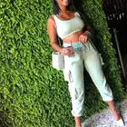 Tracksuit KFD8669A 2020 Custom Logo Plain Fall Tracksuit 2 Piece Set Vets And Sweatpants Suits Joggers Set Women