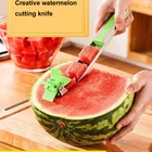Knife Slicer Creative Design Melon Cuber Knife Tools Windmill Stainless Steel Fruit Watermelon Cutter Slicer