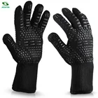 Gloves Heat Resistant Resist Glove SUNSHINE 1472F Oven Gloves Heat Resistant BBQ Grill Baking Gloves