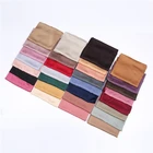Scarf New Arrival Tudung Solid Color Malaysian Satin Hijab Bubble Shawl Plain Scarf Muslim Hijab