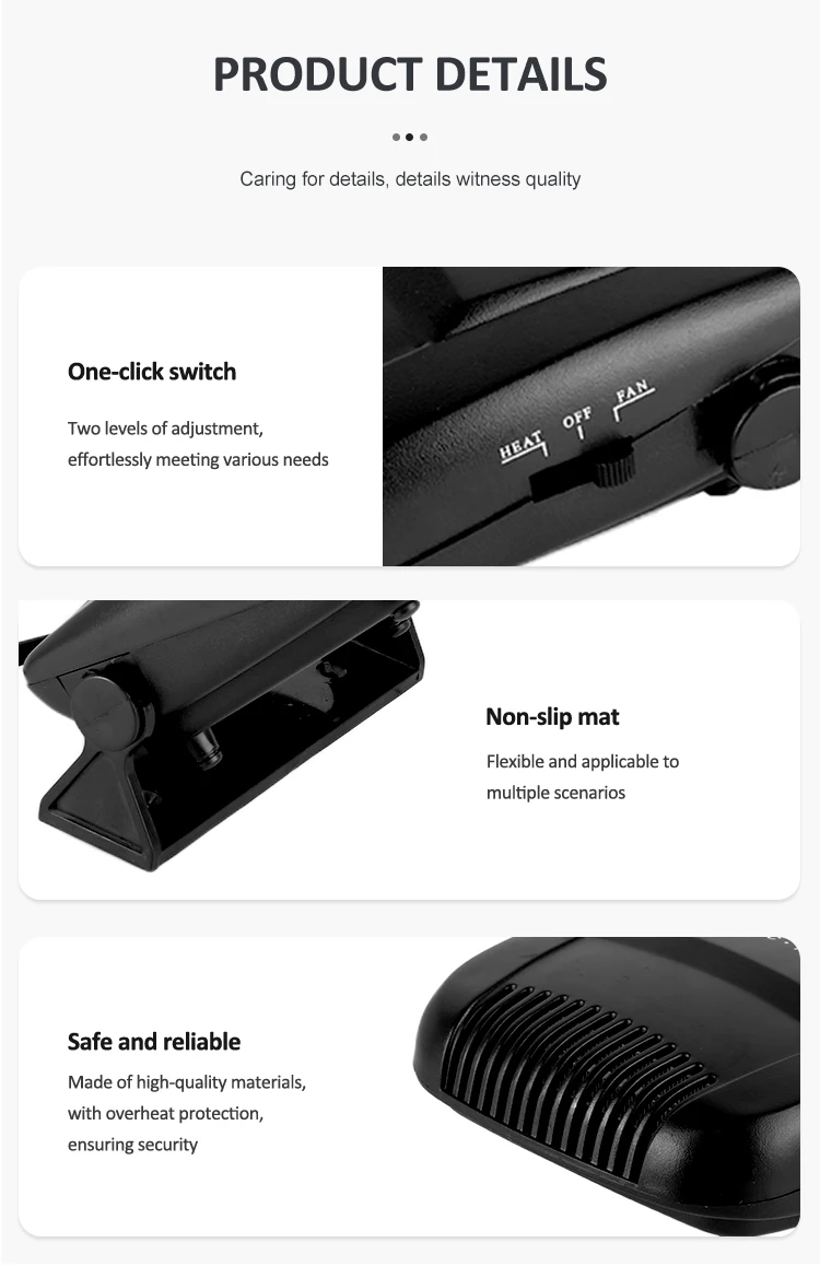 One Speed Car Heater, 150W, 12V, Portable - detail 18