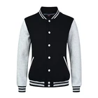 Jacket Wholesale Unisex Fashion Casual Pure Cotton Polyester Women/men Baseball Jacket
