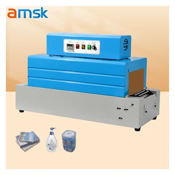 2015 Chain Hot Sale POF/PVC  Packaging Small Size Box Cosmetic Stationery Hot Oven Channel Shrink Packaging Machine