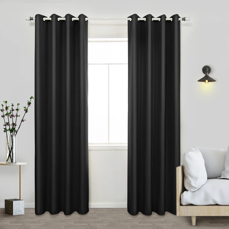 Hot sale ready made blackout luxury hotel use european curtains with custom logo