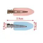 Accessories 4pcs No Bend Seamless Hair Clips Side Barrette Makeup Washing Face Accessories
