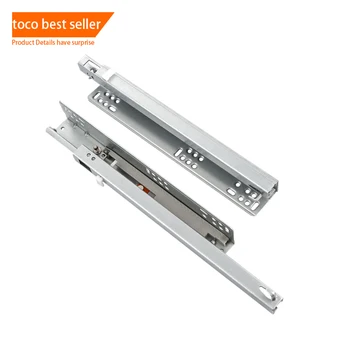toco Drawer buffering slide rail riding silent damping guide rail with three-dimensional adjustment