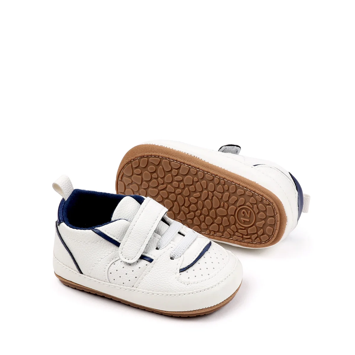 Unisex Hook&loop Anti-slip Prewalker Baby Boys and Girls Shoes First Walking Baby Shoes factory