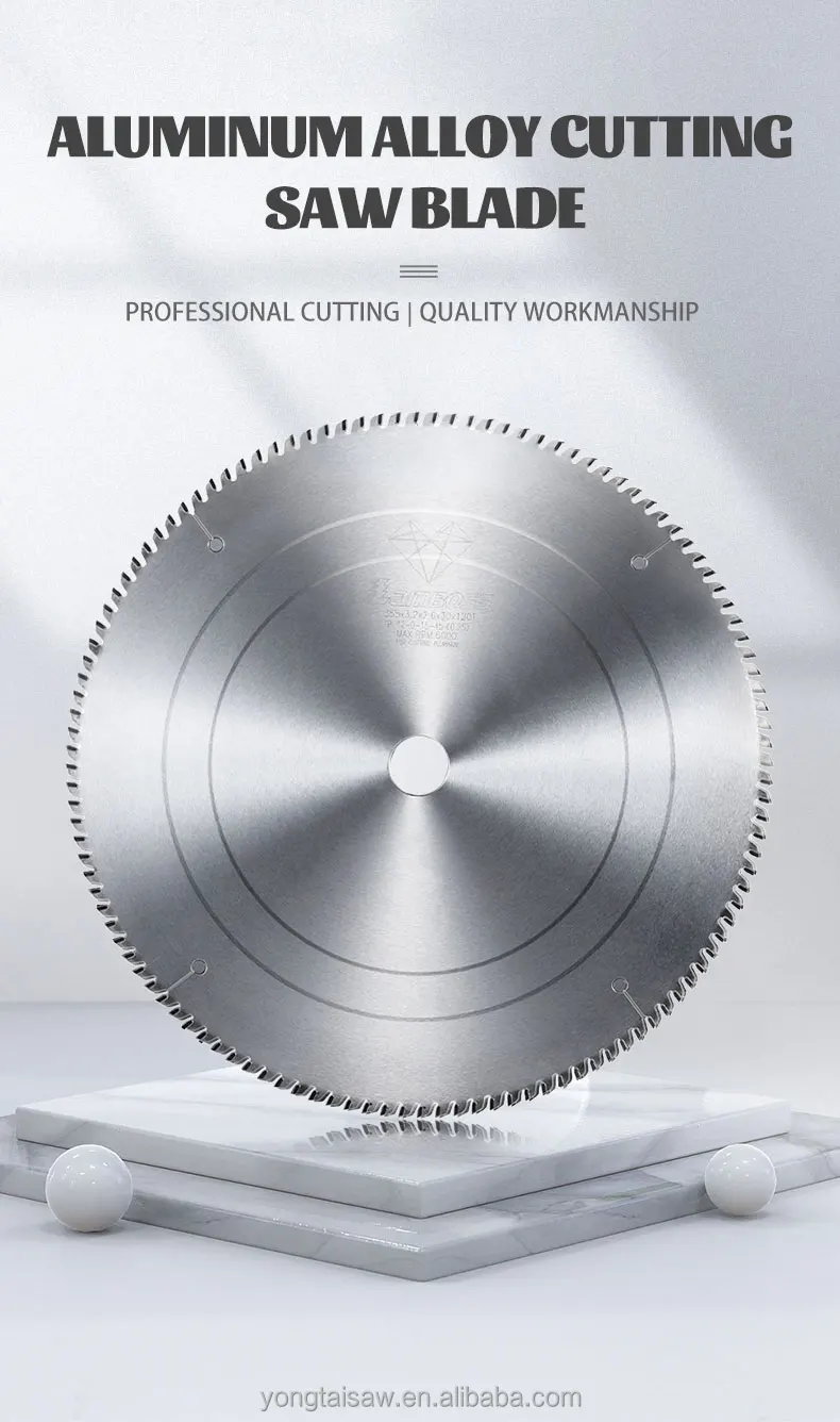 Lamboss 255mm Diameter 2.8mm Blade Width 25.4mm Arbor Size TCT Circular Saw Blade Industrial Grade for Aluminum Precision Cutting