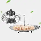 Amazon Top Selling Kitchen Gadgets 11 Inch Stainless Steel Vegetable Portable Food Steamer Basket