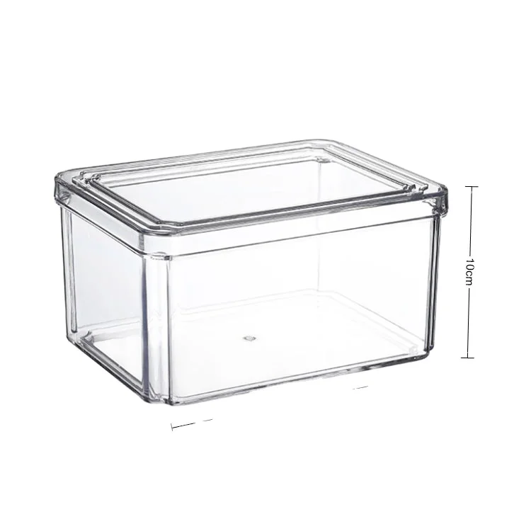 New Kitchen Storage Box Stackable Refrigerator Organizer 1.8L storage box container