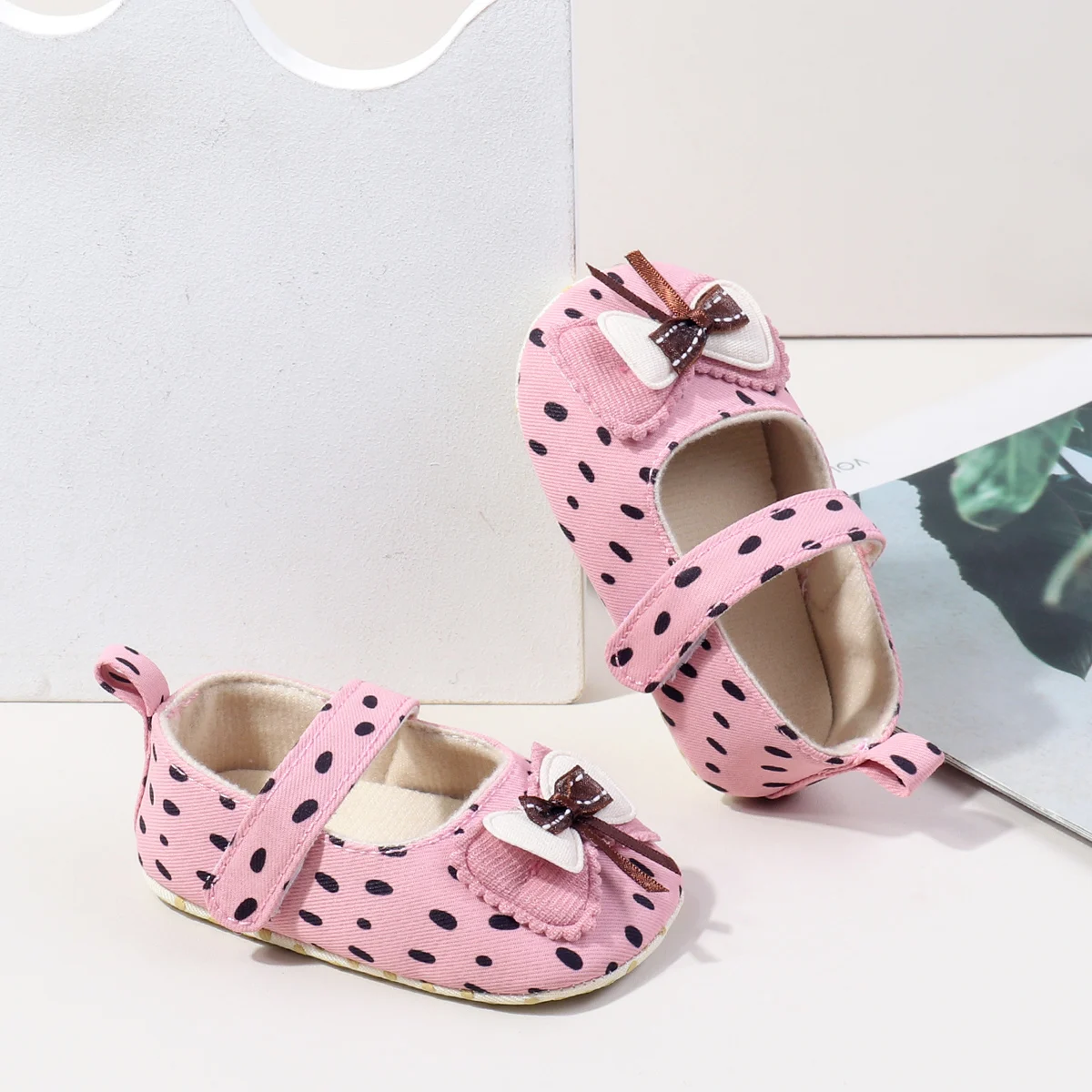 Summer New Arrival Inafnt Shoes Breathable Cotton Soft Soles Trendy Bowknot Princess Baby Shoes manufacture