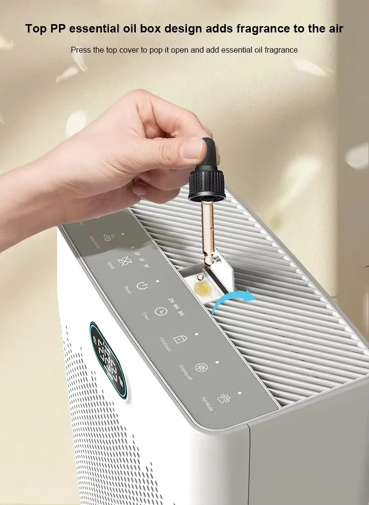 Hot Sale Filter Home Air Purifier for Large Room Pet Friendly Air Cleaner for Pet Hair and Odor Removal details