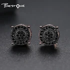 Stud Earrings Bestone Micro-Paved AAA Grade Cubic Zirconia Brass Stud Earrings For Women 2021