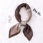 2020 Korean Stylish Design Small Crinkle Satin 70*70cm Square Silk Neckerchief