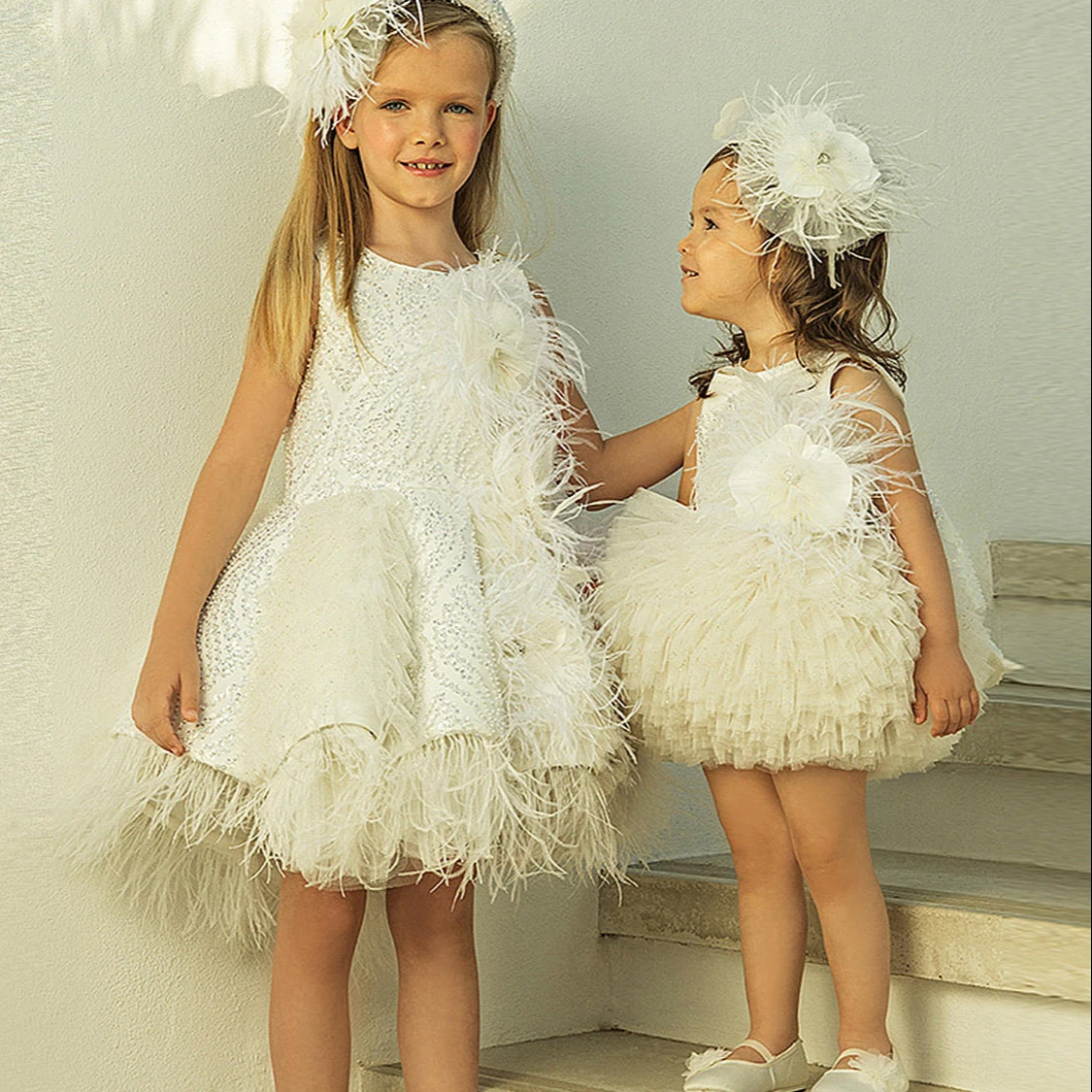 China Manufacture European style  party and birthday dress for kids summer tutu dresses for girls sleeveless girls dresses
