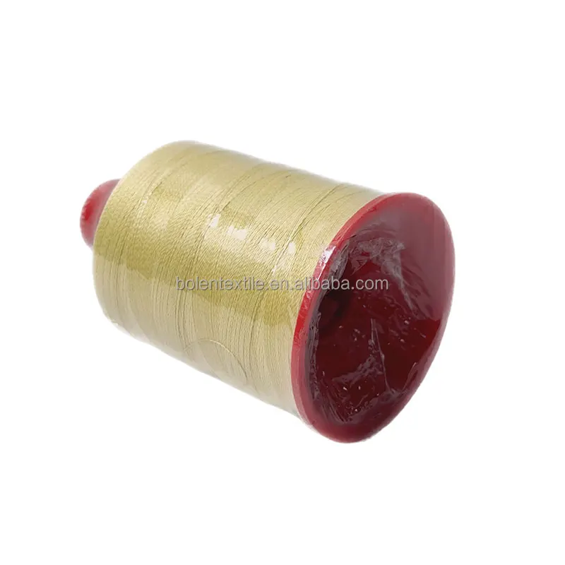 Aramid Filament Fireproof Kevlar Sewing Thread From Continuous Filament