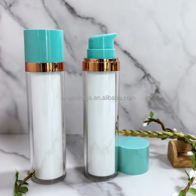 2024 New Airless Lotion Pump Bottle For Skin Care Package  Replacement Inner Airless Bottle Double Wall design Bottle For Serum