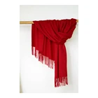 Red Scarf Factory Supply Red 100%Cashmere Soft/Warm Winter Scarf Shawl Women For Autumn And Winter