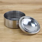 New Design Ashtray Ashtray New Design Stainless Steel Round Shape Ashtray Portable Tin Ashtray