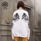 100% Tch New Product Hot Selling Cotton 100% White Round Neck Long Sleeve Sweater