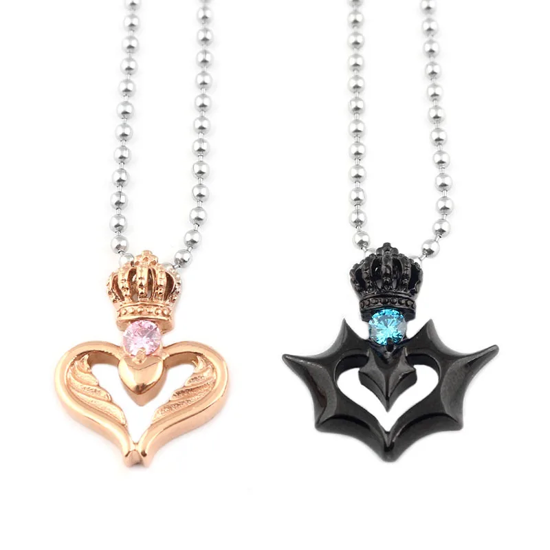 Buy Heart Pendant Necklace,Half Heart 