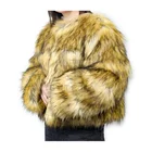 Fur Fur 2021 Wholesale New Fashion Winter Luxury Women Fur Bomber Coat Warm Raccoon Winter Fur Coats