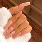 Nail New Ideas Nail 2020 Easy To Apply Coffin Nail New Nail Art Idea Long Artificial Nail For Stylish Girls