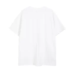 Men and women through wear solid color casual off shoulder T-shirt through style