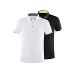Custom Plain 100% Polyester Men Golf Polo Shirts With Embroidered Printed Logo Men Polo Shirt