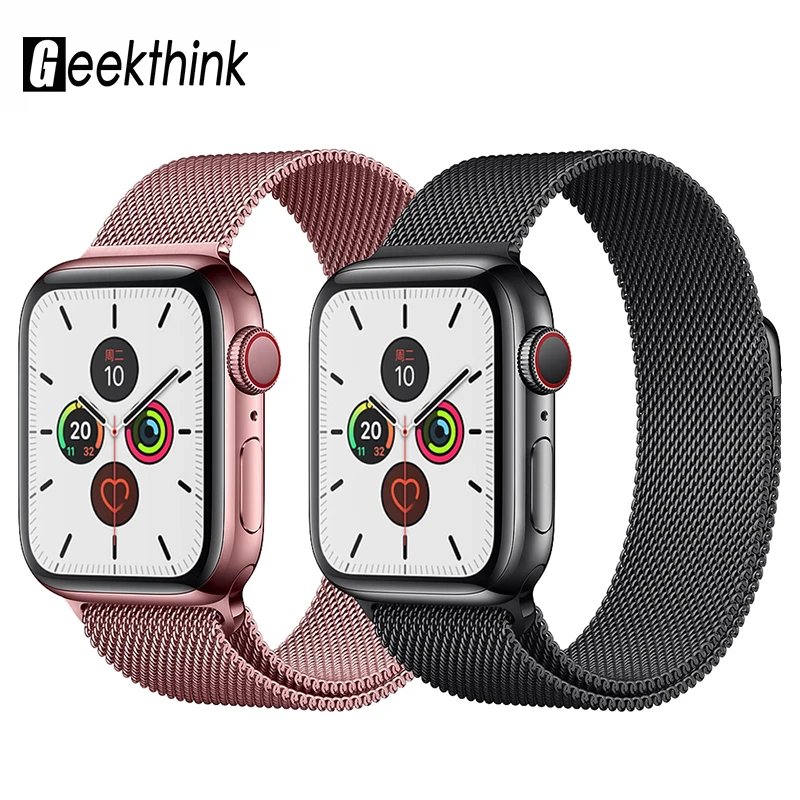Milanese Loop 22mm For Samsung Smart Watch Band Milanese Mesh Loop  Stainless Steel Watch Band Strap Galaxy Active 2 40 44 - Buy Strap Galaxy  Active 2 40 44,22mm Milanese Loop Watch