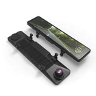 Car Media Dashboard Rear View Car Mirror With Camera For Car Dash Cam 4k 12 Inch 2 Channel With Inside Cabin