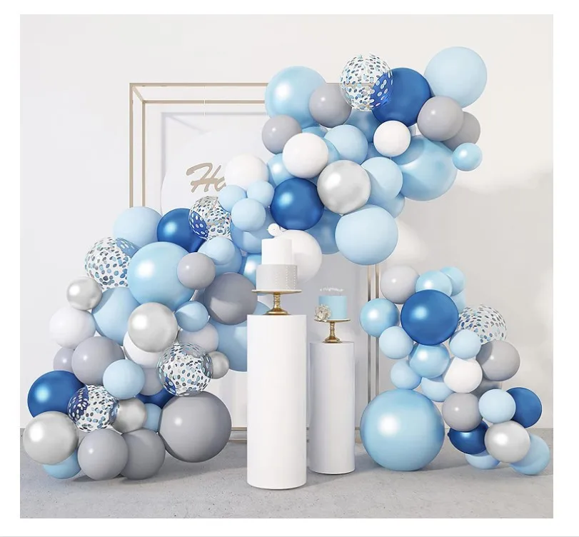 Birthday balloon set Party decoration blue balloon wedding room scene layout balloon arch kit