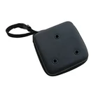 Earphone Pu Leather Eva Material No Smell Low Price Wholesale Earphone Custom Small Square Eva Zipper Case