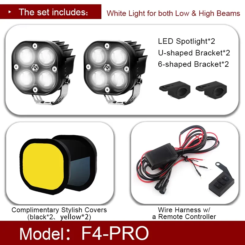 product super bright motorcycle auxiliary light quick heat dissipation motorbike spotlight for night driving one key control fog light-18