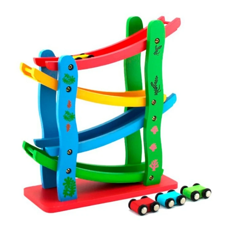 car track toy wooden