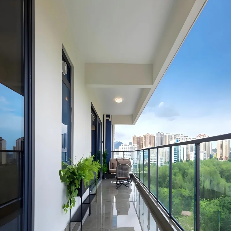 Aluminum Alloy, Glass Antique Style Outdoor Balcony Railings Curved Design with Scroll Details for Villa Fence factory