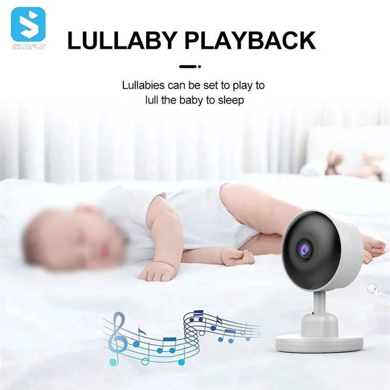 Motion Sensor 2.8 Inch Screen Temperature Crying Detection Infrared Baby Monitor Camera Two-way Audio 4X Zoom video Baby Monitor