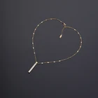 Sea Shell Gold Shell High Quality Sea Shell Inserted Pendants Women Jewelry Gold Plated Stainless Steel Necklace