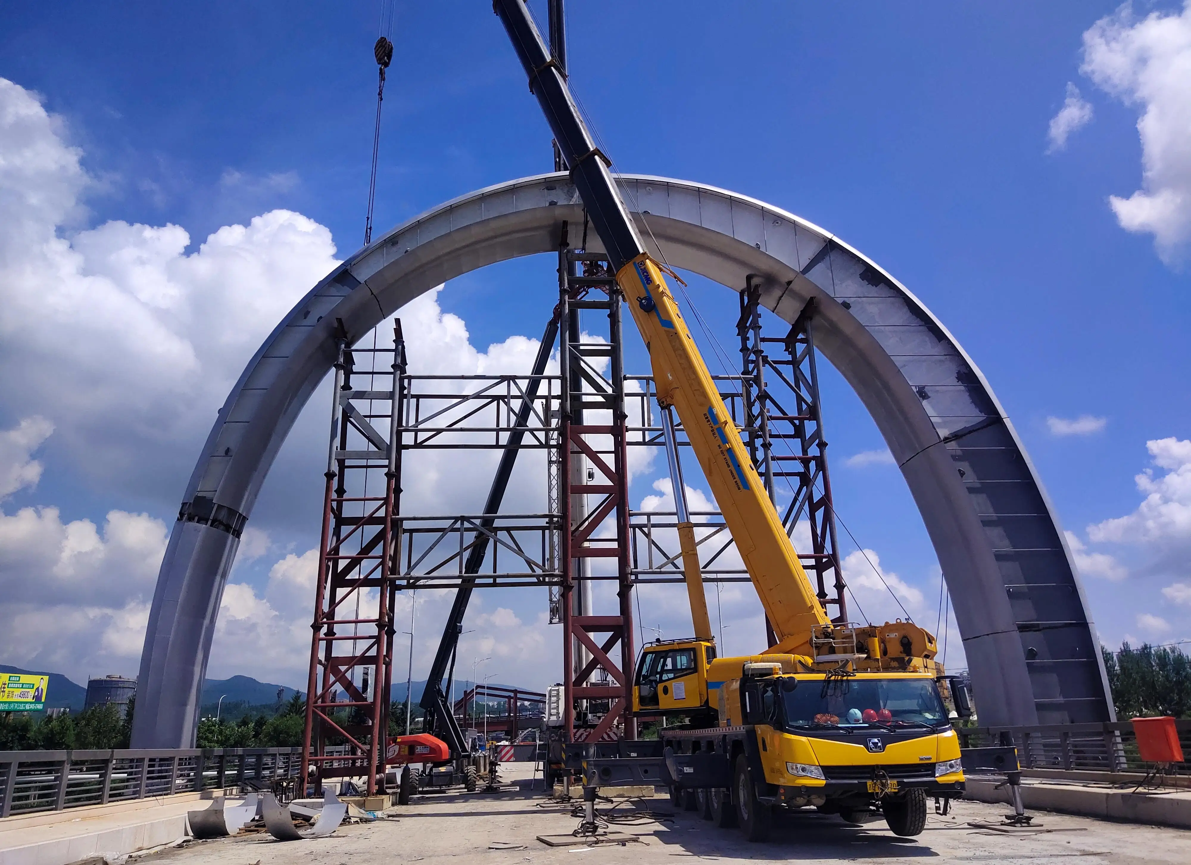 Modular Prefabricated Steel Structure Bridge manufacture