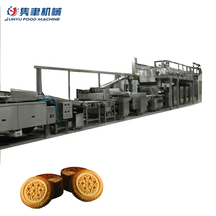 Small Biscuit Making Machine Hard Biscuits Production Line