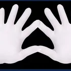 Economical White Manufacture Economical Custom Design Wholesale Labor Insurance 100% Polyester Cotton White Work Gloves