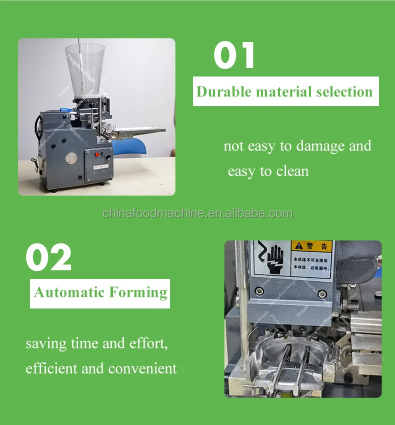 Semi Automatic Dumpling Filling Handmade Empanada Making Machine Samosa Maker Machine for Small Businesses factory