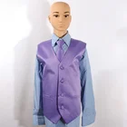 Vest Uniform 300 Different Dying Color Children Multi Pocket V Neck Vest Waistcoat Uniform Sets